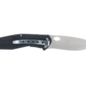 Нож складной Stinger, 95 мм (серебристый), материал рукояти: алюминий (чёрный), арт. 028206703