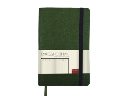 Ежедневник недатированный А5 Vincent new, зеленый, арт. 028049303