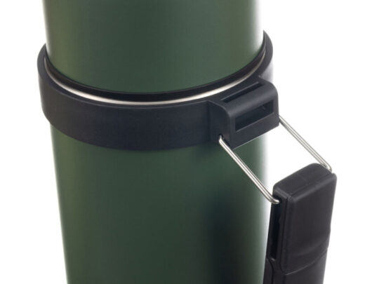 Термос Stinger, 1,2 л, широкий с ручкой, нержавеющая сталь, зелёный, 12,4 х 10,2 х 31,8 см, арт. 028211503