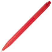 Одноцветная шариковая ручка Chartik из переработанной бумаги с матовой отделкой, красный, арт. 028384003