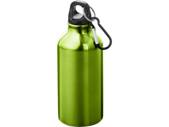 Бутылка для воды с карабином Oregon, объемом 400 мл, зеленое яблоко, арт. 028272803
