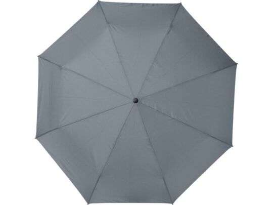 21-дюймовый зонт автомат Bo из переработанного ПЭТ-пластика, серый, арт. 028383703