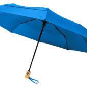 21-дюймовый зонт автомат Bo из переработанного ПЭТ-пластика, process blue, арт. 028383603