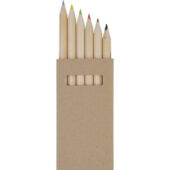 Набор карандашей для раскрашивания Artemaa с 6 предметами, натуральный, арт. 028270203