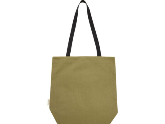 Универсальная эко-сумка Joey из холста, объемом 14 л, оливковый, арт. 028272203