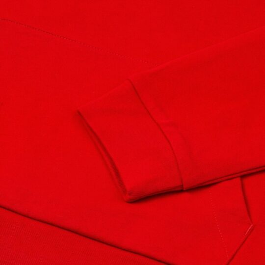 Толстовка на молнии с капюшоном Siverga Heavy, красная (алая), размер XS