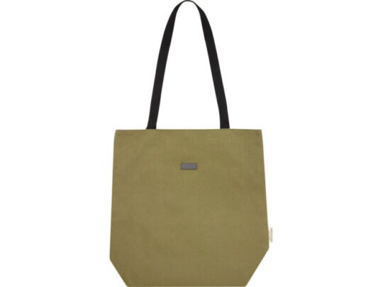 Универсальная эко-сумка Joey из холста, объемом 14 л, оливковый, арт. 028272203