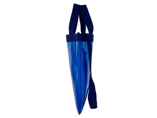 Сумка Frank из прозрачного пластика с регулирующейся лямкой, синий, арт. 028381003