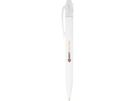 Шариковая ручка Thalaasa из океанического пластика, белый прозрачный/белый, арт. 028297803