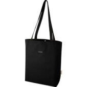 Универсальная эко-сумка Joey из холста, объемом 14 л, сплошной черный, арт. 028272403