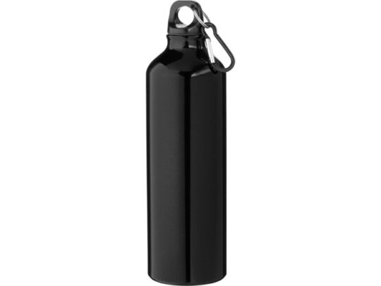 Бутылка для воды с карабином Oregon, объемом 770 мл, сплошной черный (770 мл), арт. 028273503