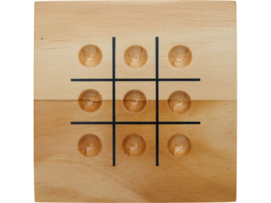 Деревянная игра в крестики-нолики Strobus, натуральный, арт. 028275403