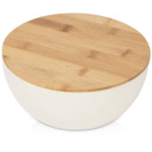 Салатник Bowl с бамбуковой крышкой, бежевый, арт. 028236303