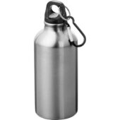Бутылка для воды с карабином Oregon, объемом 400 мл, серебристый (400 мл), арт. 028272903