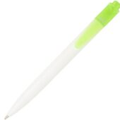 Шариковая ручка Thalaasa из океанического пластика, зеленый прозрачный/белый, арт. 028384603