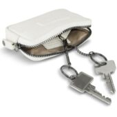 Ключница BUGATTI Elsa, с защитой данных RFID, белая, воловья кожа/полиэстер, 11х2х7 см, арт. 028381603