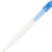 Шариковая ручка Thalaasa из океанического пластика, синий прозрачный/белый, арт. 028384503