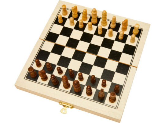 Деревянный шахматный набор King, натуральный, арт. 028275303