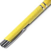 Ручка шариковая HAYEDO из пшеничного волокна, желтый, арт. 028500503