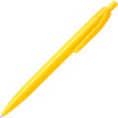 Ручка пластиковая шариковая STIX, синие чернила, желтый, арт. 028450403