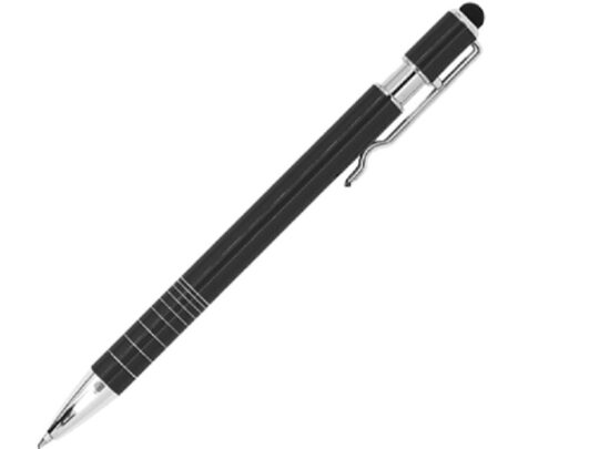 Ручка-стилус металлическая шариковая BORNEO, черный, арт. 028457003