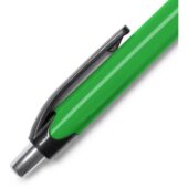 Ручка пластиковая шариковая DANTE, черный/папоротник, арт. 028451803