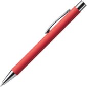 Ручка металлическая шариковая DOVER с покрытием софт-тач, красный, арт. 028458003