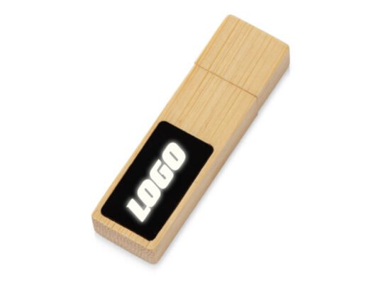 USB 2.0- флешка на 32 Гб c подсветкой логотипа Bamboo LED (32Gb), арт. 028559703