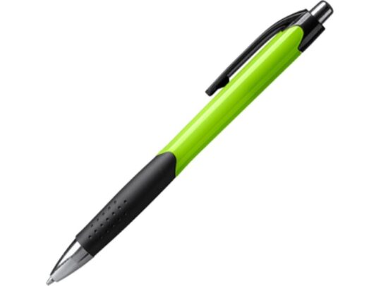 Ручка пластиковая шариковая DANTE, черный/зеленое яблоко, арт. 028451703