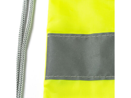 Рюкзак-мешок LABUR со светоотражающей полоской, неоновый желтый, арт. 028577603
