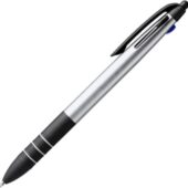 Шариковая ручка SANDUR с чернилами 3-х цветов, серебристый, арт. 028456503