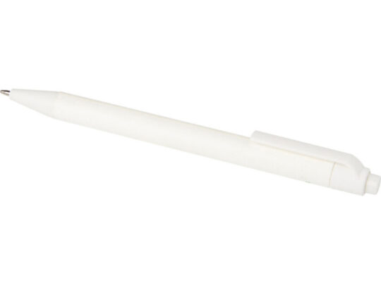 Одноцветная шариковая ручка Chartik из переработанной бумаги с матовой отделкой, белый, арт. 028435603