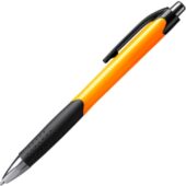 Ручка пластиковая шариковая DANTE, черный/апельсин, арт. 028451403