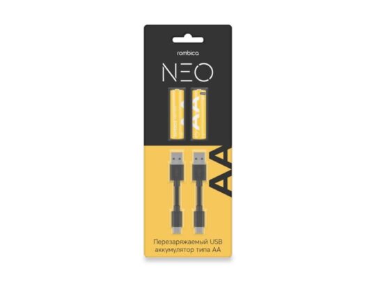 Аккумуляторные батарейки NEO X2C, АА, арт. 028431003