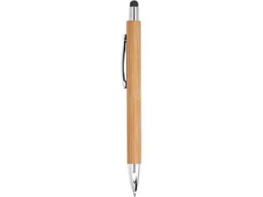 Ручка шариковая PAMPA с цветным стилусом, натуральный/черный, арт. 028443403