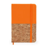 Блокнот А6 IRIS с комбинированной обложкой, натуральный/оранжевый, арт. 028509103