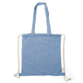Рюкзак-мешок VARESE из переработанного хлопка, королевский синий, арт. 028576603