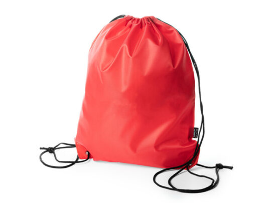 Рюкзак-мешок LARUS из мягкого материала RPET, красный, арт. 028578903
