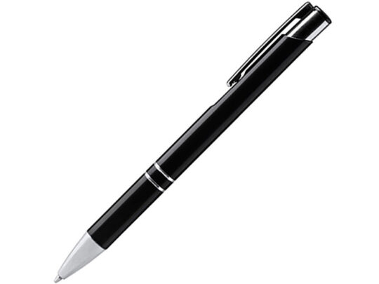 Шариковая ручка SIMON из переработанного алюминия, черный, арт. 028503403