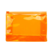 Косметичка CARIBU из прозрачного ПВХ с герметичным замком, апельсин, арт. 028568303