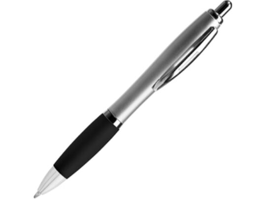 Ручка пластиковая шариковая CONWI, серебристый/черный, арт. 028447103