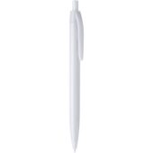 Ручка пластиковая шариковая STIX, синие чернила, белый, арт. 028450003