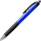 Ручка пластиковая шариковая DANTE, черный/королевский синий, арт. 028452103