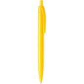 Ручка пластиковая шариковая STIX, черный чернила, желтый, арт. 028450503