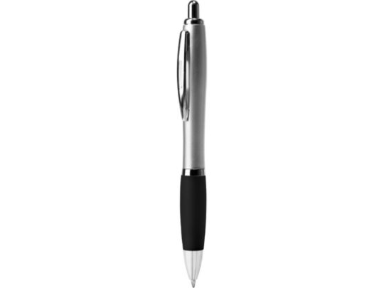 Ручка пластиковая шариковая CONWI, серебристый/черный, арт. 028447103