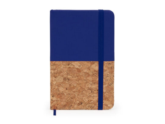 Блокнот А6 IRIS с комбинированной обложкой, натуральный/королевский синий, арт. 028509503