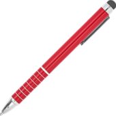 Ручка-стилус металлическая шариковая CANAIMA, красный, арт. 028457503