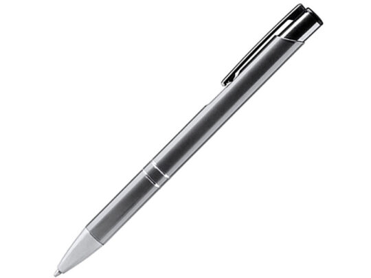 Шариковая ручка SIMON из переработанного алюминия, серебристый, арт. 028503203