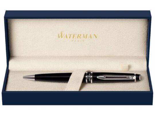 Шариковая ручка Waterman Expert 3, цвет: Black CT, стержень: Mblu, арт. 028489103