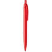 Ручка пластиковая шариковая STIX, синие чернила, красный, арт. 028449303